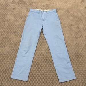 Crewcuts Sky Blue and White Slim Pants